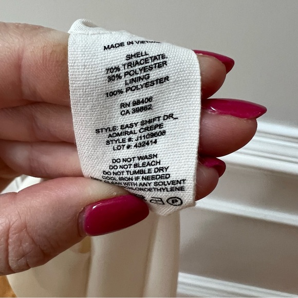 Theory Easy Shift Dress in Admiral Crepe - Picture 8 of 12